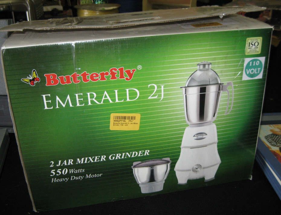 ミキサー Butterfly Emerald 2-Jar Mixer Grinder, 110-volt Buy Butterfly Emerald 2-Jar Mixer Grinder, 110-volt Online at Low