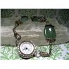 Image 1 : GENEVA QUARTZ WATCH WITH POLISHED STONES