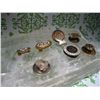 Image 2 : Vintage Pins Mixed Lot OF 7 Fraternal Service Religious Gold Filled Sterling