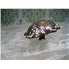 Image 2 : Vintage STERLING SILVER & enamel polka dot Ladybug brooch 925 Made in Mexico