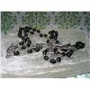 Image 1 : ANTIQUE ROSARY BLACK WOODEN BEADS ITALY