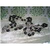 Image 2 : ANTIQUE ROSARY BLACK WOODEN BEADS ITALY
