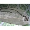 Image 2 : STERLING SILVER NECKLACE WITH AMETHYST STONE