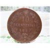 Image 2 : VINTAGE 1867 N 10 CENTESIMI ITALY COIN VITTORIO EMANUELE II
