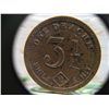 Image 1 : VINTAGE APOTHECARY WEIGHT HALF DRACHM JOHN MORRIS NEW YORK PHILADELPHIA CON TOKEN