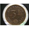 Image 2 : VINTAGE APOTHECARY WEIGHT HALF DRACHM JOHN MORRIS NEW YORK PHILADELPHIA CON TOKEN
