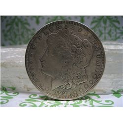 1921-D MORGAN SILVER DOLLAR 90% SILVER