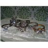 Image 2 : SILVER PLATED LOT OF JEWELRY RINGS