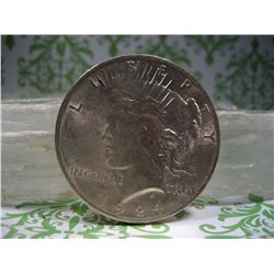 1924-P SILVER PEACE DOLLAR 90% SILVER