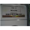Image 2 : 1942-P MS 66 GRADED SLAB WHEAT PENNY NGC