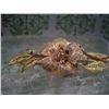 Image 3 : 14K GOLD BROOCH WITH ANTIQUE DIAMOND T.W. 7.5 GRAMS