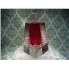 Image 1 : CRYSTAL RED SWIRL PERFUME BOTTLE