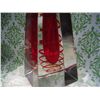 Image 3 : CRYSTAL RED SWIRL PERFUME BOTTLE