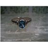 Image 2 : STERLING SILVER TOPAZ RING SIZE 6 T.W. 3.4 GRAMS