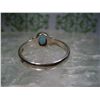 Image 3 : STERLING SILVER TOPAZ RING SIZE 6 T.W. 3.4 GRAMS