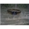 Image 2 : STERLING SILVER TOPAZ RING SIZE 8.5 T.W. 3.1 GRAMS
