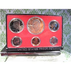 1973 S Proof Set Original Box 6 Coins Eisenhower Ike Dollar Kennedy US Mint