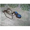 Image 2 : Vintage Sterling RING SIZE 8 LAPIS LAZULI SOUTHWESTERN STYLE NECKLACE