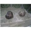 Image 3 : STERLING SILVER HEART 925 Earrings WITH CZ STONES T.W. 7.3 GRAMS