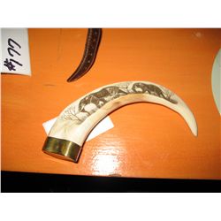 CARVED HORN
