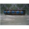 Image 2 : SOUTHWESTERN STERLING SILVER .925 LAPIS LAZULI CUFF BRACELET BANGLE