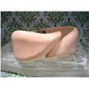 Image 1 : VINTAGE PINK WHITE BAKELITE CUFF BRACELET