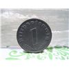 Image 2 : 1943 A NAZI GERMANY WW2 COIN 1 REICHSPFENNIG 3rd REICH SWASTIKA