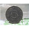 Image 2 : 1940 D NAZI GERMANY WW2 COIN 5 REICHSPFENNIG 3rd REICH SWASTIKA