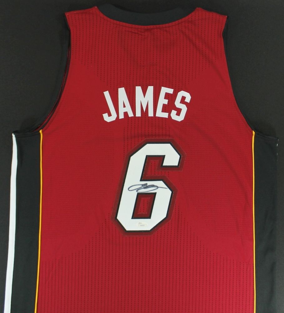 lebron signed jersey