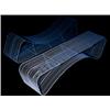 Image 1 : SHIN & TOMOKO AZUMI "Wireframe" reversible bench, 1998 manufactured in a small batch by AZUMI 66 ...
