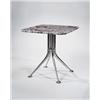 Image 1 : ALEXANDER GIRARD Table, model no. 66352, ca. 1967 manufactured by Herman Miller marble and chrome...