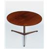 Image 1 : ARNE JACOBSEN Coffee table, 1958 manufactured by Fritz Hansen, for the Royal Hotel wenge and soli...
