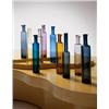 Image 1 : NANNY STILL Group of Ten Ornamental Bottles, ca. 1959 molded colored glass each inscribed " RIIHI...