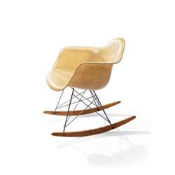 CHARLES and RAY EAMES Early RAR (Rocking Armchair R-wire base), ca. 1950 ...