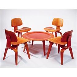 CHARLES and RAY EAMES CTW (Coffee Table Wood), ca. 1950s manufactured by Herma...