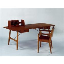 HANS WEGNER A rare writing desk, ca. 1954 manufactured by Johann...