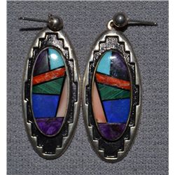 NAVAJO SILVER EARRINGS
