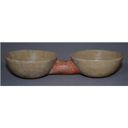 PRECOLUMBIAN DOUBLE BOWL