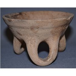 PRECOLUMBIAN TRI LEG BOWL
