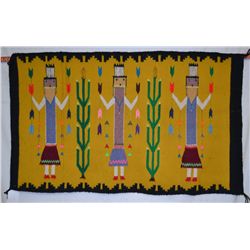 NAVAJO YEI TEXTILE