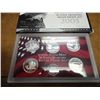 Image 1 : 2005 US 50 STATE QUARTERS SILVER PF SET WITH BOX