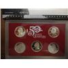 Image 2 : 2005 US 50 STATE QUARTERS SILVER PF SET WITH BOX
