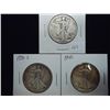 Image 1 : 1936,39-S & 40 WALKING LIBERTY HALF DOLLARS