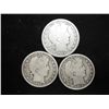 Image 1 : 1902-O,06-O & 12-D BARBER HALF DOLLARS
