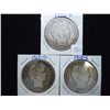 Image 1 : 1908-O,13-D & 15-S BARBER HALF DOLLARS