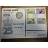 Image 1 : 1977 WESTERN SAMOA UNC TALA IN PNC BY HUTT COMMEMS