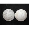 Image 1 : 1853 & 1875-S SEATED LIBERTY HALF DOLLAR