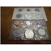 Image 1 : 1962 US MINT SET SILVER (UNC) P/D (WITH ENVELOPE)