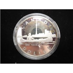 1984 CANADA TORONTO SILVER DOLLAR (PF LIKE)