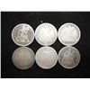 Image 1 : 6 ASSORTED 1850'S SEATED LIBERTY DIMES